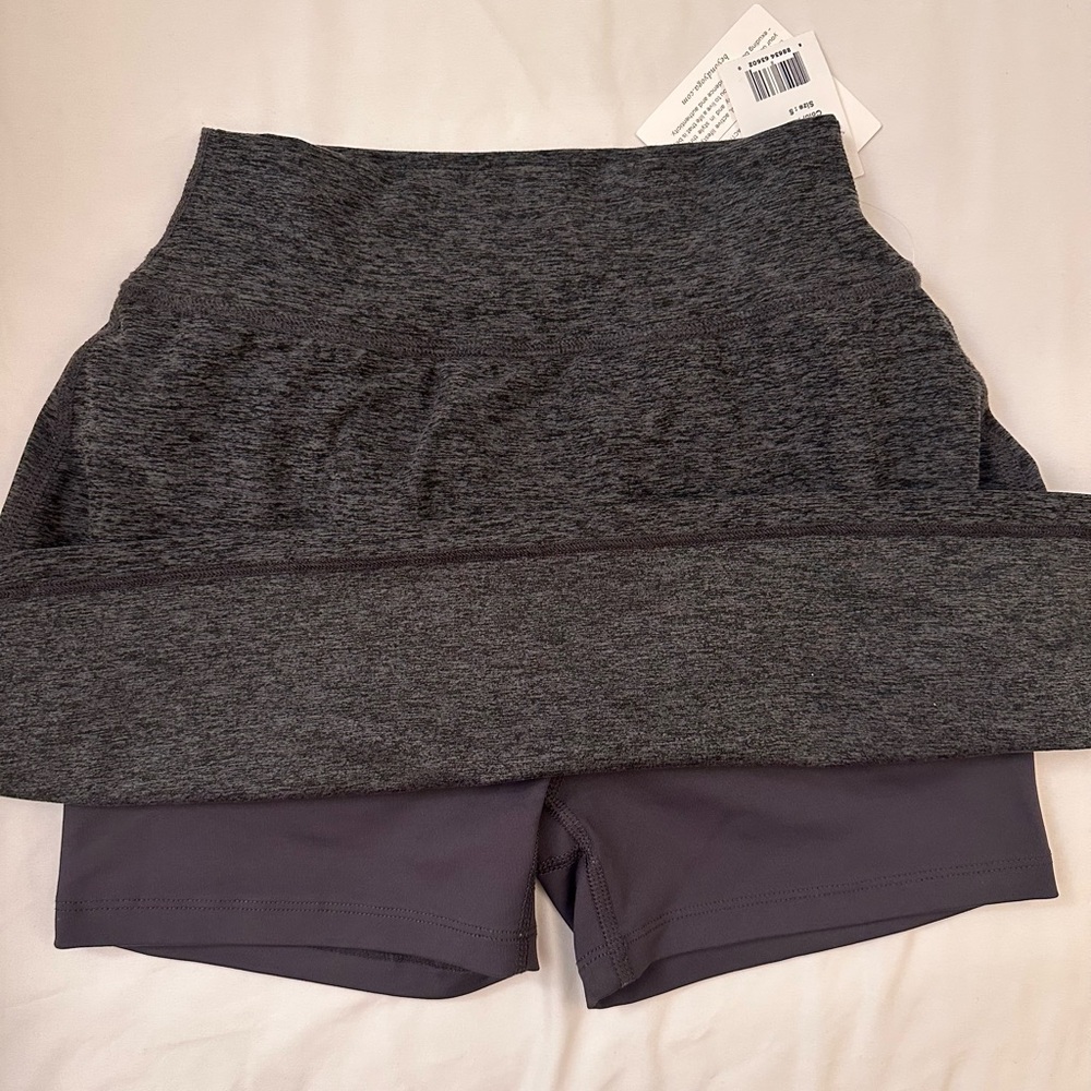 NWT - Beyond Yoga Women's Spacedye Movement Skirt  - Gray - Picture 6 of 6